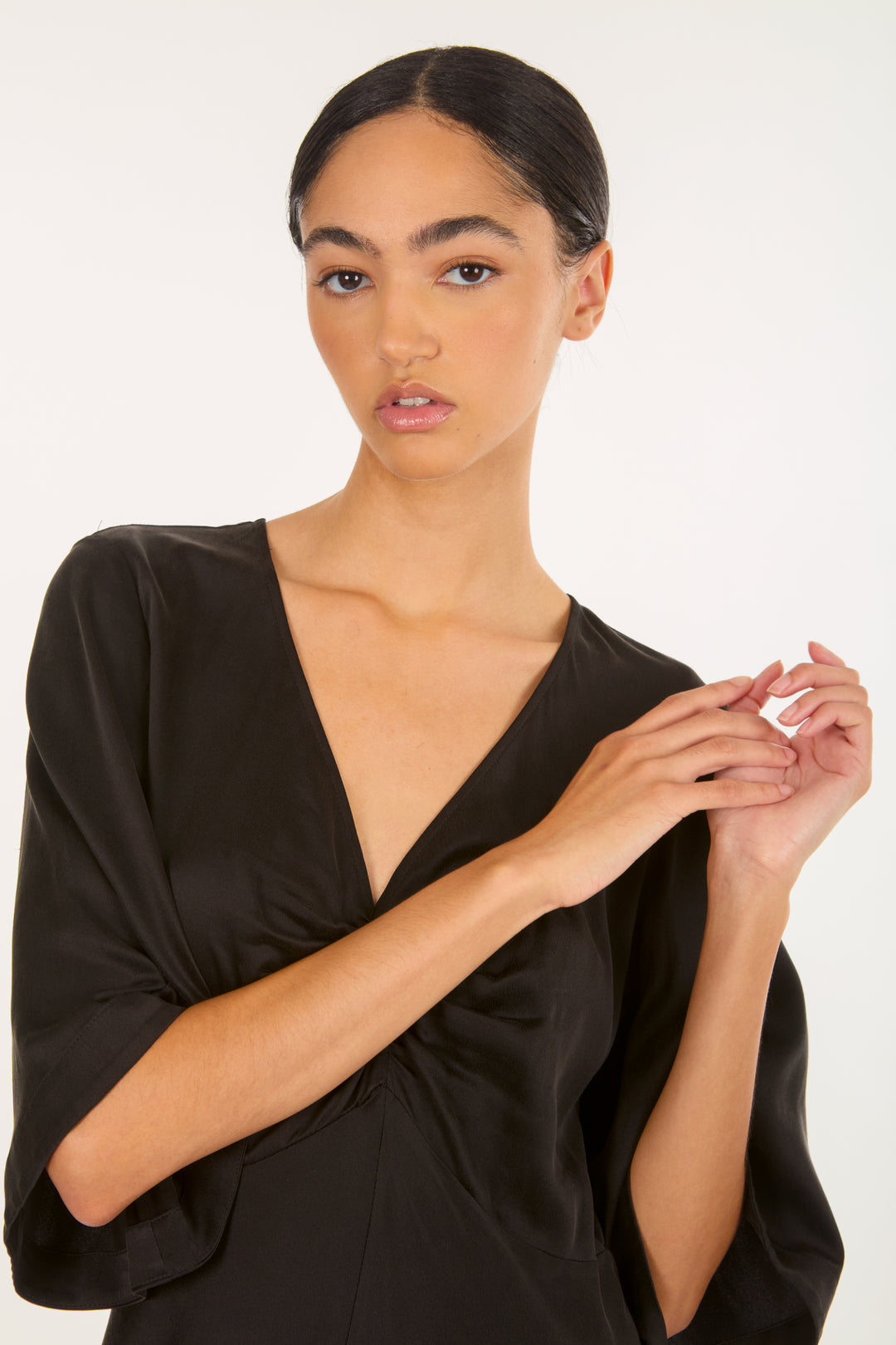 Tatianna Dress - 100% Organic Sand-Washed Silk
