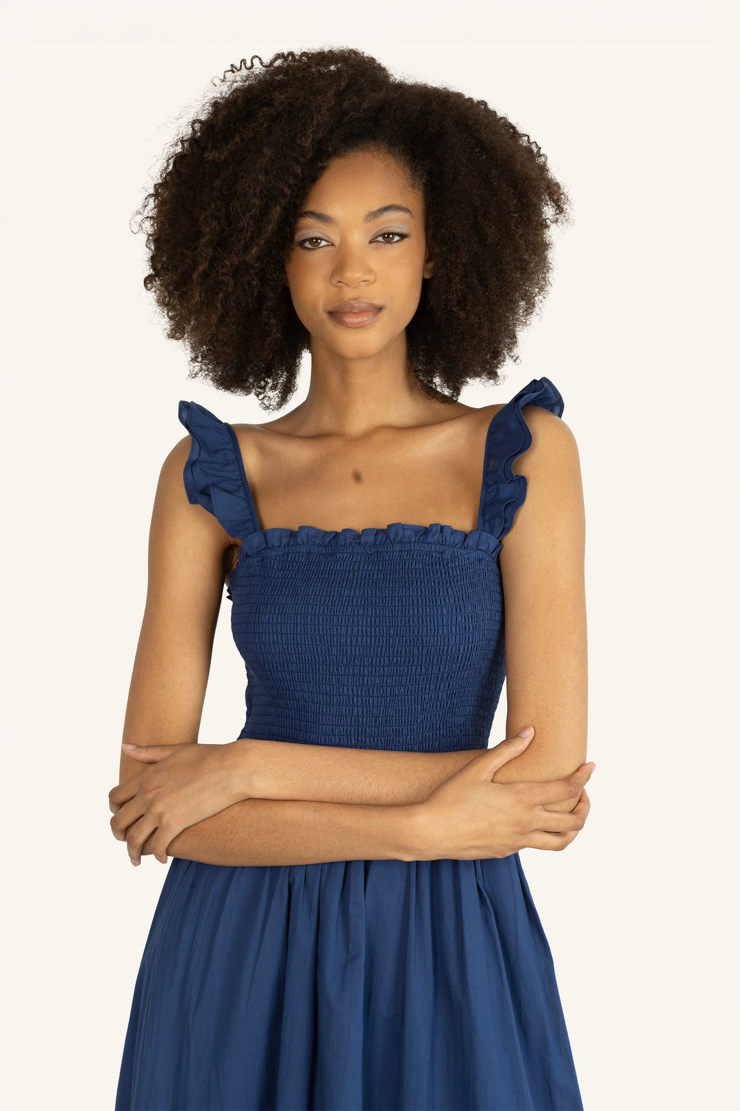 Terin Dress - Cotton Voile with Embroidery