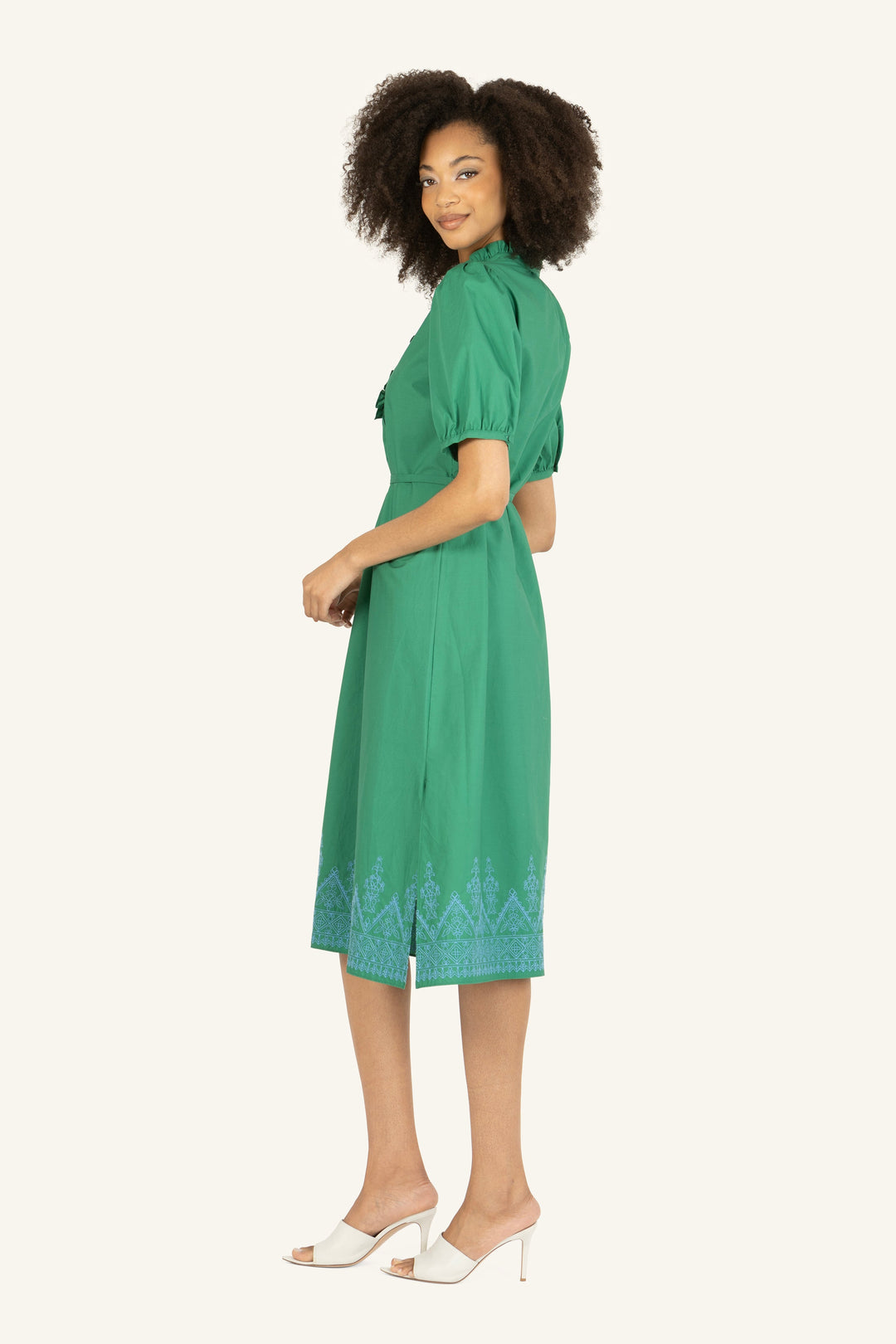 Valerie Dress - Pine Green