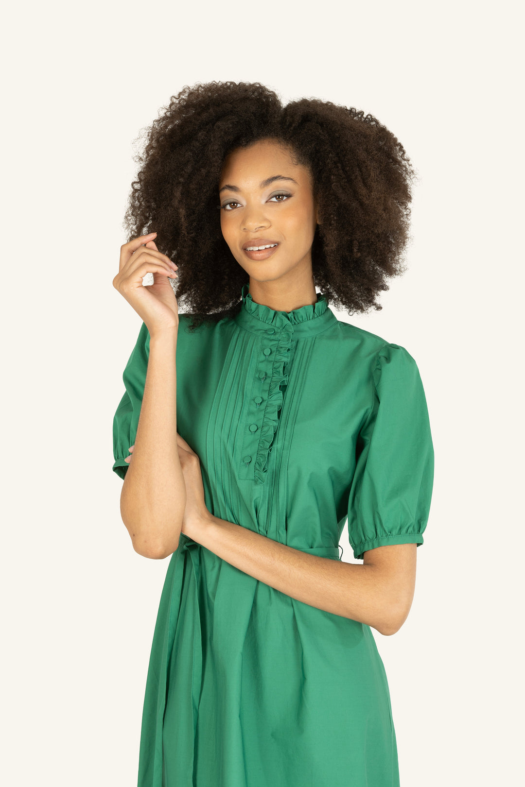 Valerie Dress - Pine Green