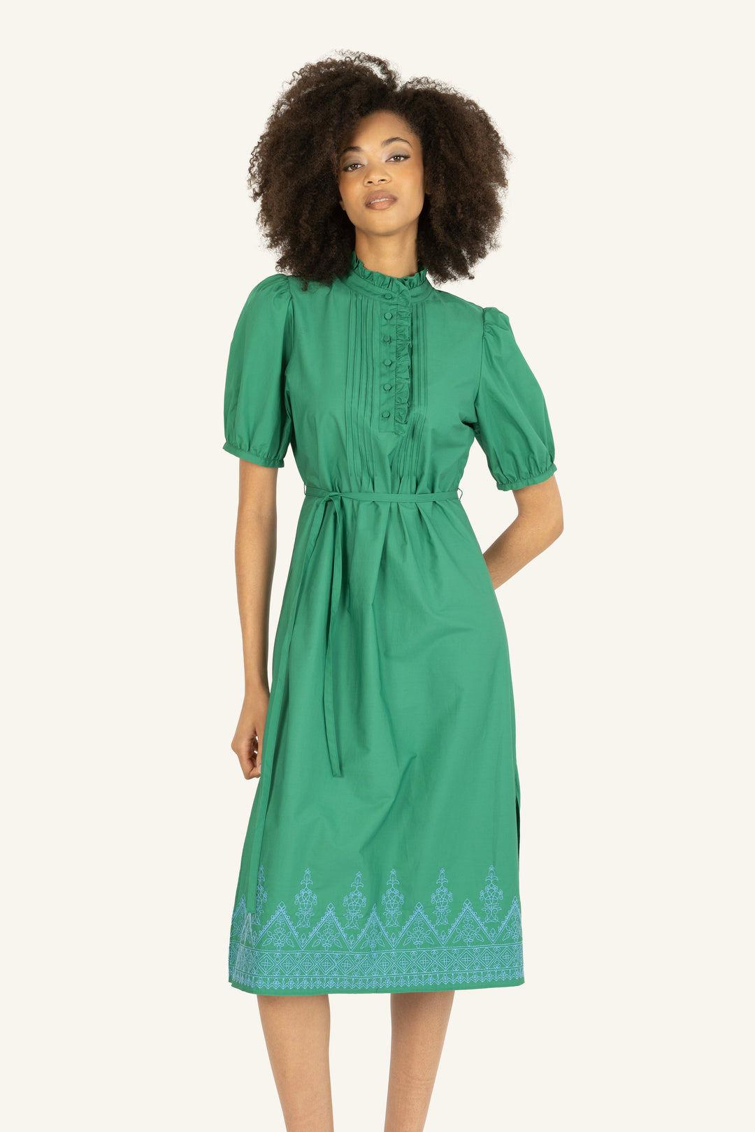 Valerie Dress - Pine Green