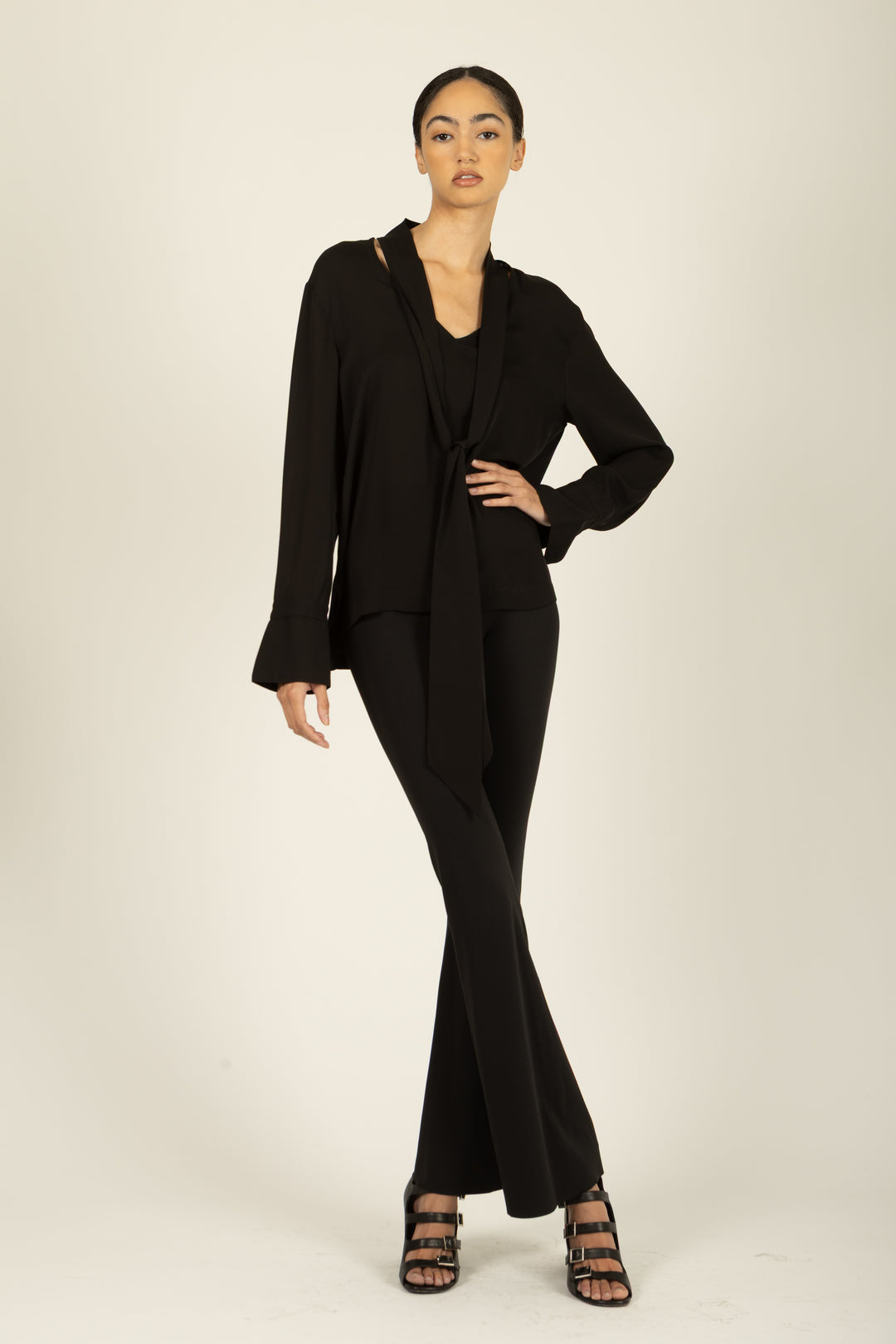 Vienna Blouse - 100% Silk Double Georgette