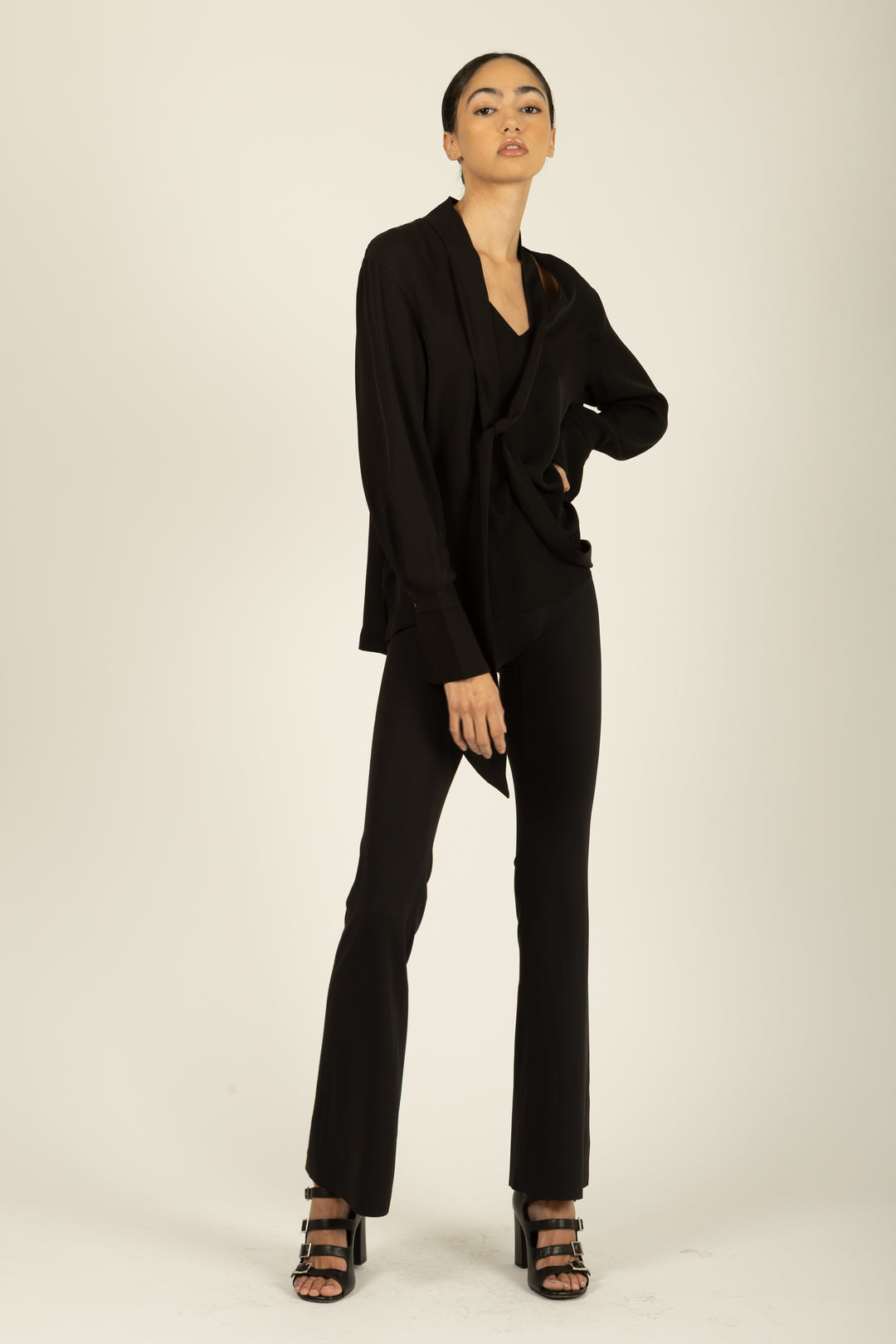 Vienna Blouse - 100% Silk Double Georgette