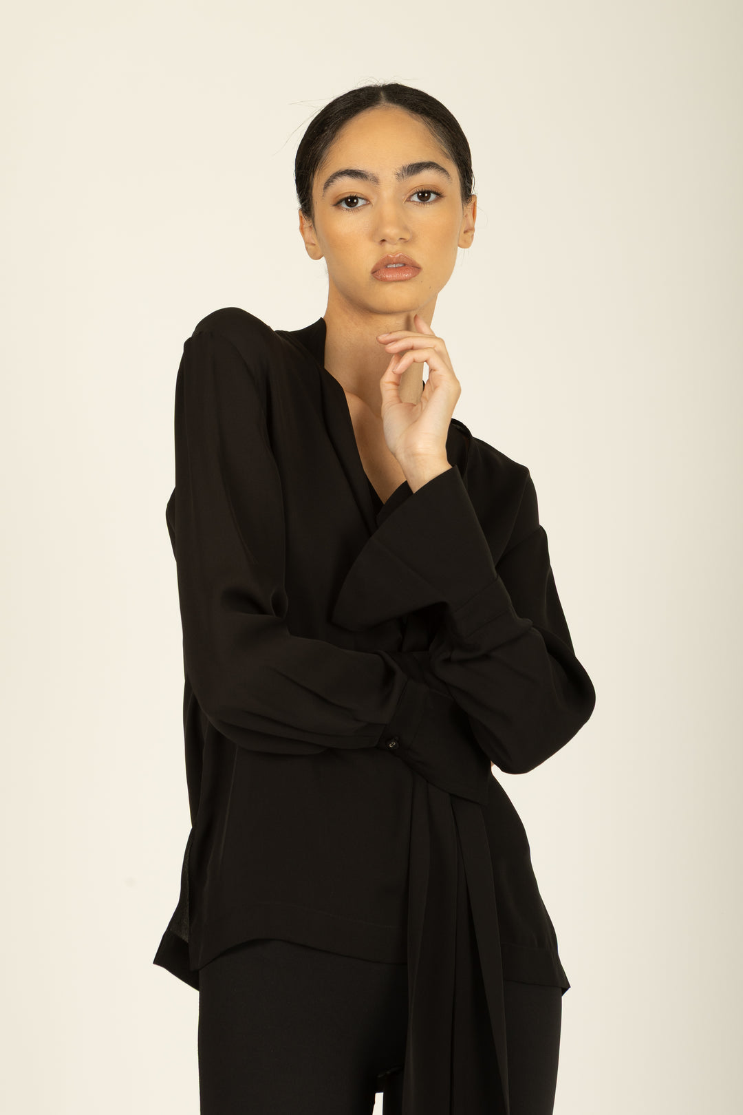 Vienna Blouse - 100% Silk Double Georgette