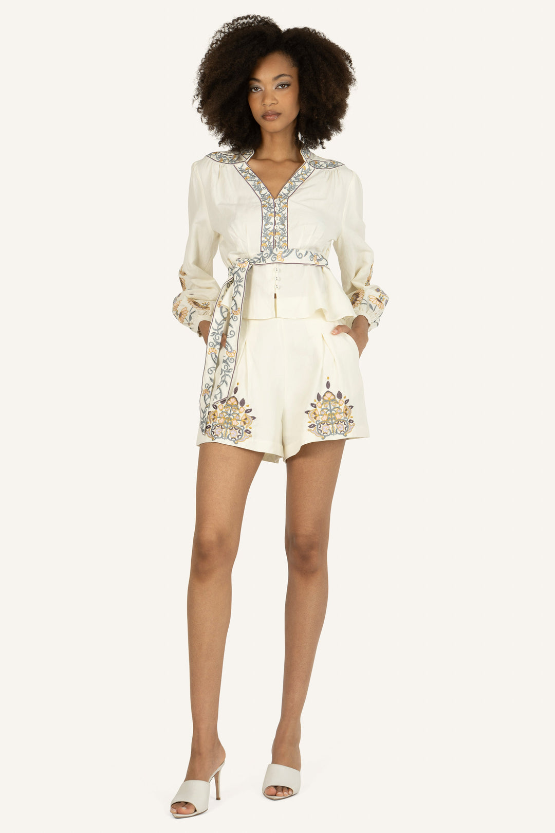 Zinnia Blouse - Silk Linen