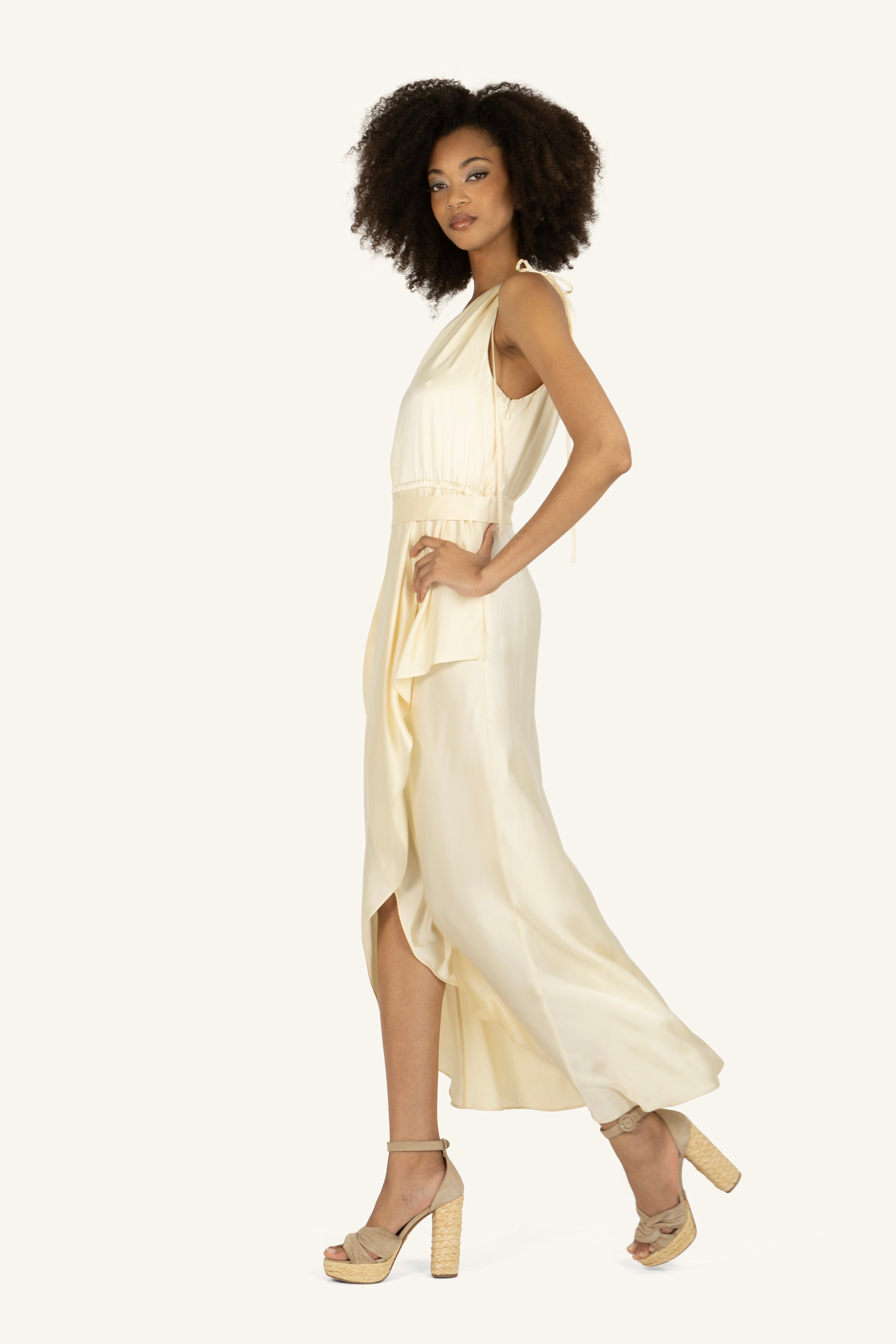 Amina Belted Dress - 100% Sand-Washed Silk – SECRET MISSION BOUTIQUE