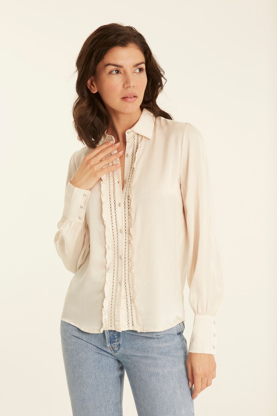 Nina Blouse - Marshmallow