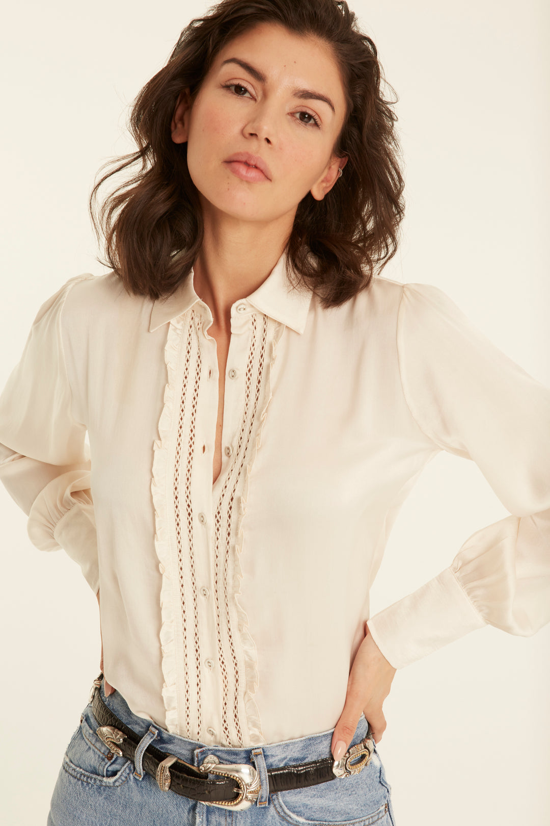 Nina Blouse - Marshmallow